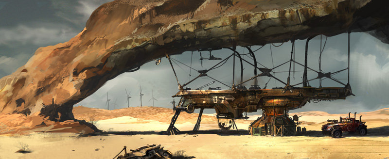 Illustration for article titled It's the End of the World as This Concept Art Knows it